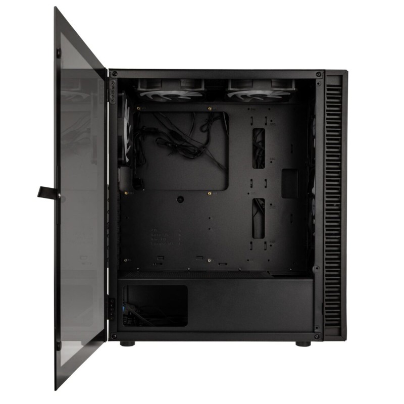 Kolink Observatory HF Mesh ARGB Midi Tower Case - Black - 6 ARGB fans (3x140mm & 3x120mm) — Buy in Cyprus with Fast Delivery