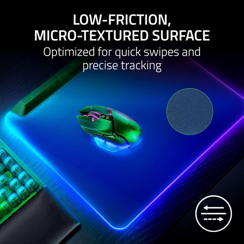 Razer Firefly V2 Pro - Phantom Green - RGB Gaming Mouse Pad with USB Hub and Backlit Lighting