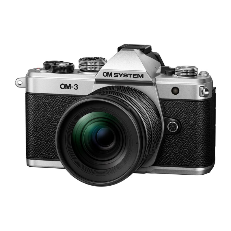 Olympus OM System OM-3 - OM-3 - (Silver kit with M.Zuiko 12-45mm F4 PRO, hood & wrap) — Buy in Cyprus with Fast Delivery