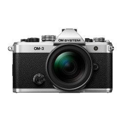 Olympus OM System OM-3 - OM-3 - (Silver kit with M.Zuiko 12-45mm F4 PRO, hood & wrap) — Buy in Cyprus with Fast Delivery