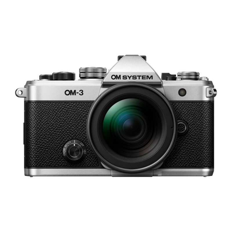 Olympus OM System OM-3 - OM-3 - (Silver kit with M.Zuiko 12-45mm F4 PRO, hood & wrap) — Buy in Cyprus with Fast Delivery
