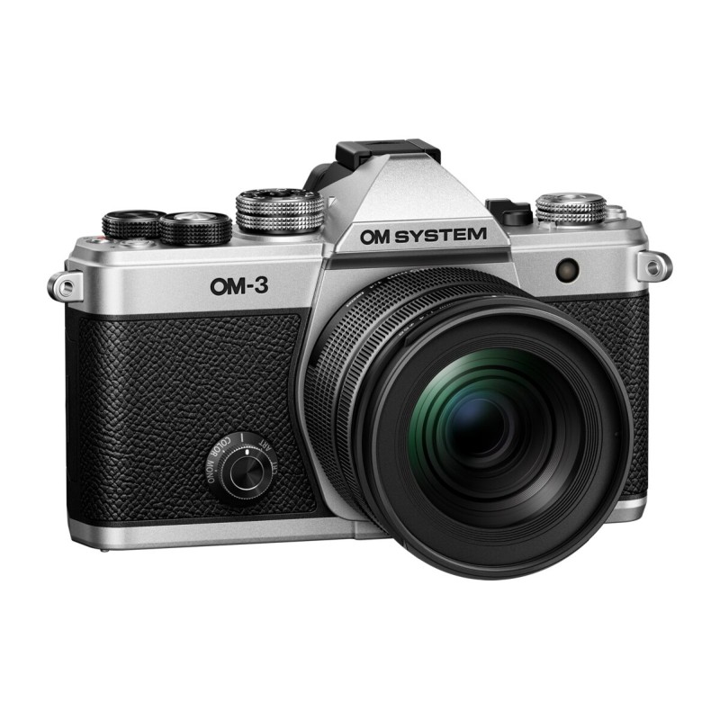 Olympus OM System OM-3 - OM-3 - (Silver kit with M.Zuiko 12-45mm F4 PRO, hood & wrap) — Buy in Cyprus with Fast Delivery