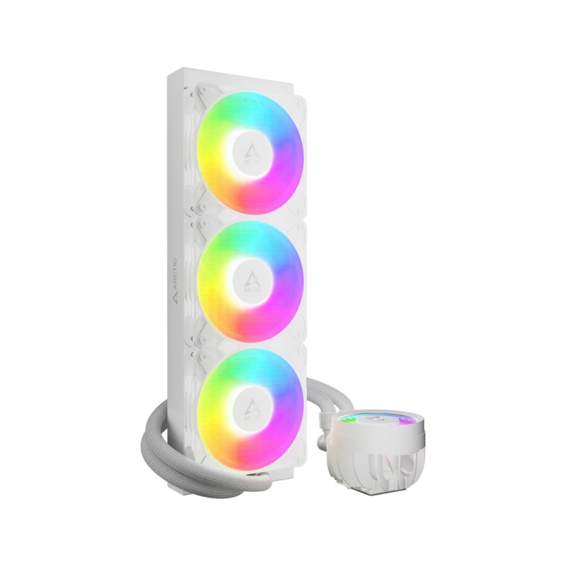 Arctic Liquid Freezer III Pro 360 A-RGB White - AIO CPU Water Cooler, 360mm radiator, PWM fans