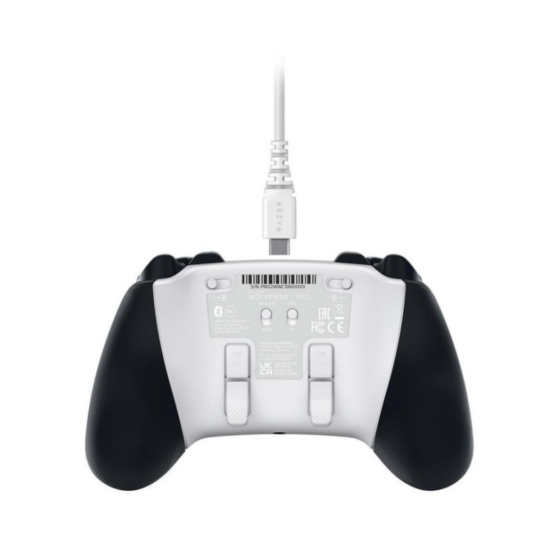 Razer Wolverine V2 Pro White - V2 Pro - Wireless Gaming Controller, Mecha-Tactile Buttons, RGB, PS5/PC
