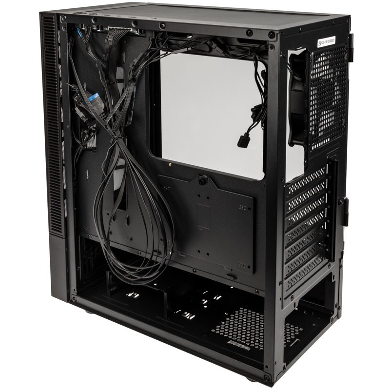Kolink Observatory MX Mesh ARGB Midi Tower Case - Black - 5 ARGB Fans Included (2x140mm, 3x120mm)