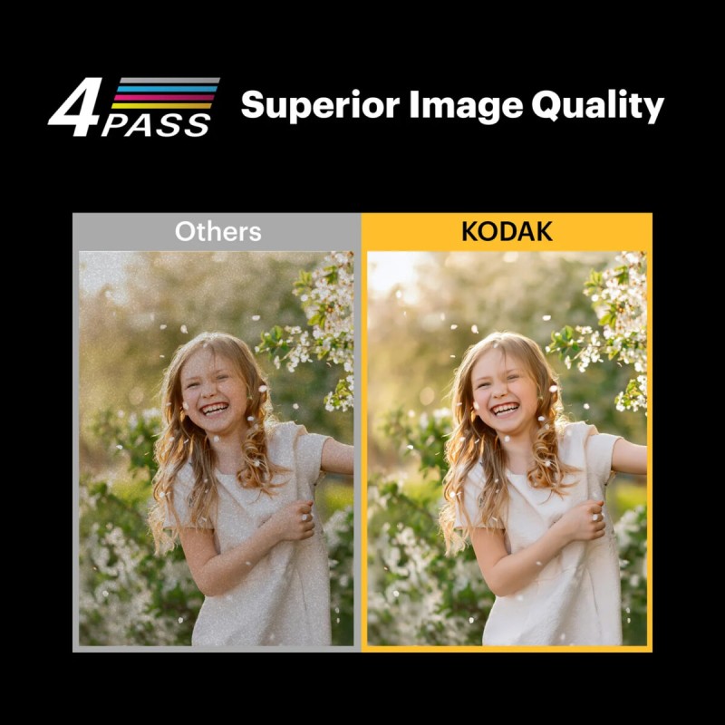 Kodak Mini 3 Retro 4PASS Smartphone Photo Printer - Mini 3 Retro - Yellow, Portable — Buy in Cyprus with Fast Delivery