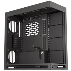 HAVN HS 420 Black Premium Midi Tower Case - HS 420 - Horizontal GPU orientation, 2-chamber design