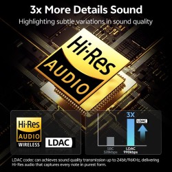 QCY AilyBuds E10 Black - E10 - TWS Earbuds, Hi-Res LDAC, 13mm Bio-diaphragm, ENC, IPX4, 35h — Buy in Cyprus with Fast Delivery