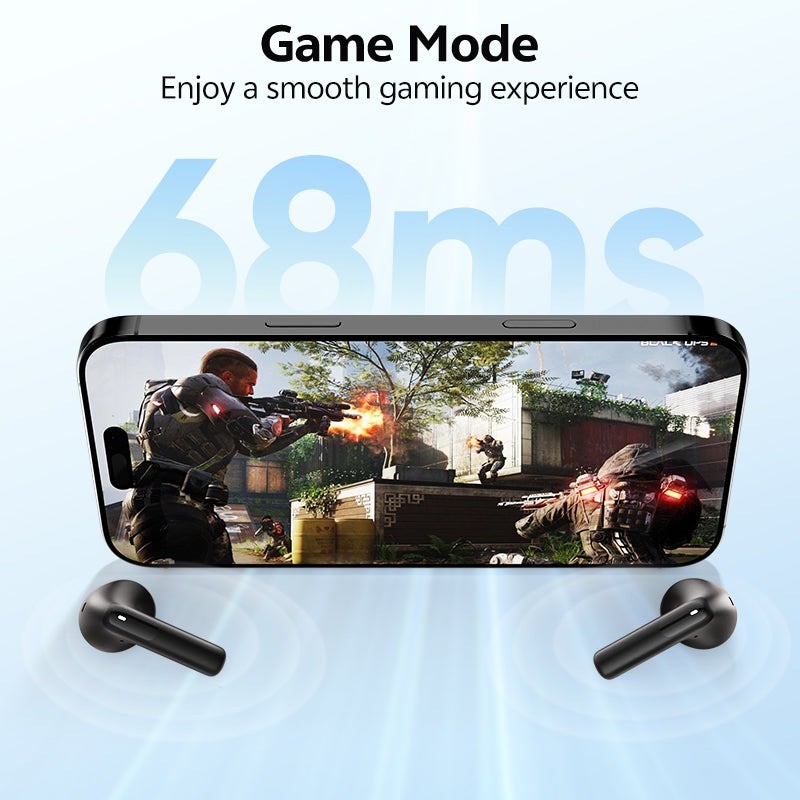 QCY AilyBuds E10 Black - E10 - TWS Earbuds, Hi-Res LDAC, 13mm Bio-diaphragm, ENC, IPX4, 35h — Buy in Cyprus with Fast Delivery