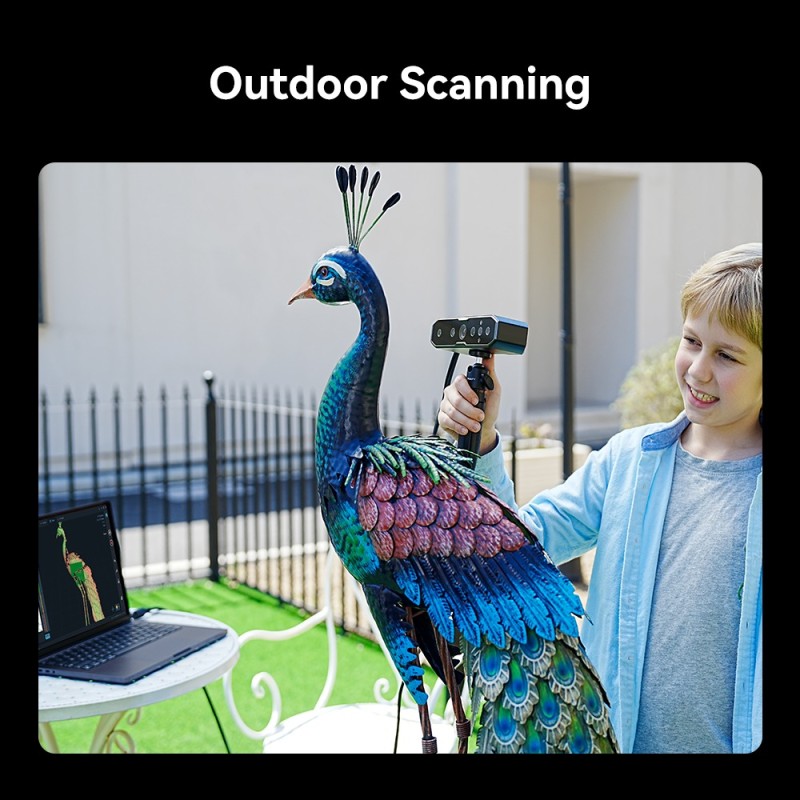 CR-Scan Otter 3D Scanner - CR-Scan Otter - Portable handheld, 10–2000 mm objects, 0.02 mm accuracy