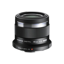 Olympus 45mm f/1.8 M.ZUIKO DIGITAL Lens Micro Four Thirds - ET-M4518 - Black, MFT — Buy in Cyprus with Fast Delivery