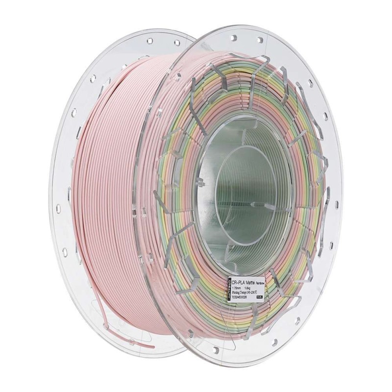 CREALITY CR-PLA Matte Rainbow Filament - 3301010458 - (Matte Rainbow, 1 kg, 1.75 mm) — Buy in Cyprus with Fast Delivery