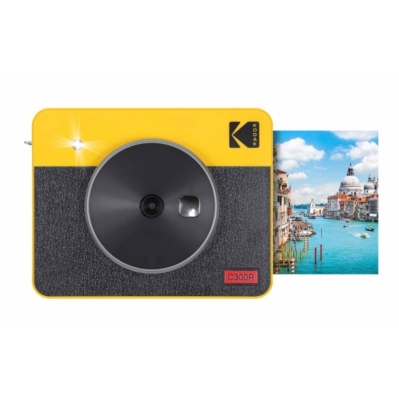 Kodak Mini Shot 3 Retro - Mini Shot 3 Retro - Instant Camera & Photo Printer (7.6 x 7.6 cm) BT + 8 Sheets