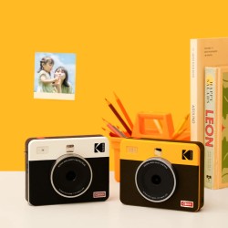 Kodak Mini Shot 3 Retro - Mini Shot 3 Retro - Instant Camera & Photo Printer (7.6 x 7.6 cm) BT + 8 Sheets