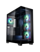 Kolink Unity Peak ARGB Midi Tower Showcase - Black - ATX, 400mm GPU Clearance, 4 ARGB Fans — Buy in Cyprus with Fast Delivery