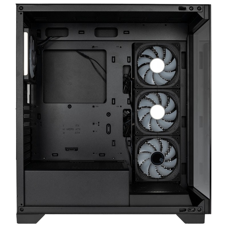 Kolink Unity Peak ARGB Midi Tower Showcase - Black - ATX, 400mm GPU Clearance, 4 ARGB Fans — Buy in Cyprus with Fast Delivery