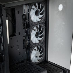 Kolink Unity Peak ARGB Midi Tower Showcase - Black - ATX, 400mm GPU Clearance, 4 ARGB Fans — Buy in Cyprus with Fast Delivery
