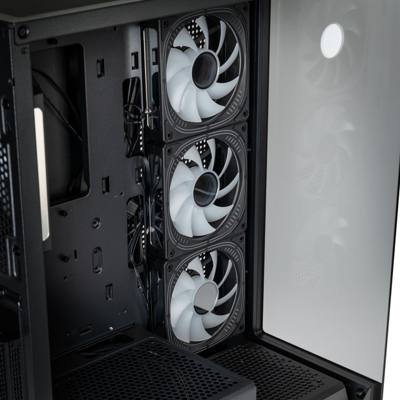 Kolink Unity Peak ARGB Midi Tower Showcase - Black - ATX, 400mm GPU Clearance, 4 ARGB Fans — Buy in Cyprus with Fast Delivery