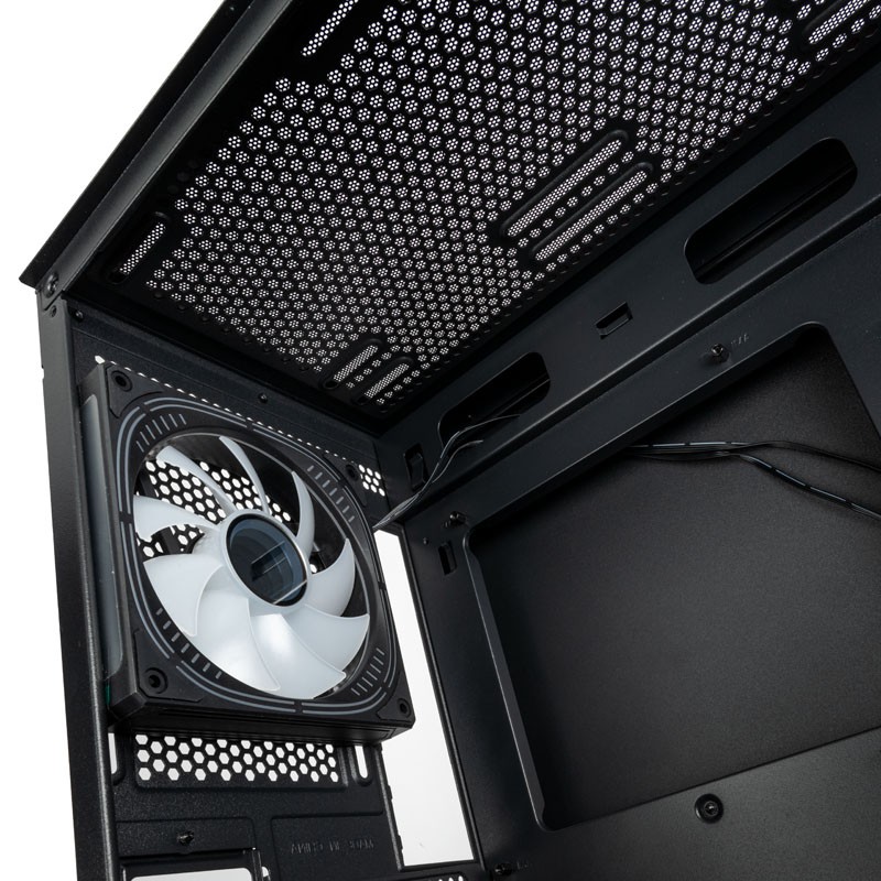 Kolink Unity Peak ARGB Midi Tower Showcase - Black - ATX, 400mm GPU Clearance, 4 ARGB Fans — Buy in Cyprus with Fast Delivery