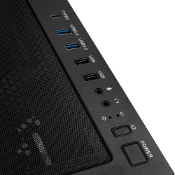 Kolink Unity Peak ARGB Midi Tower Showcase - Black - ATX, 400mm GPU Clearance, 4 ARGB Fans — Buy in Cyprus with Fast Delivery