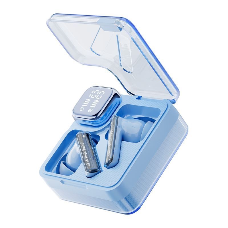 QCY MeloBuds Neo Blue - Neo - Blue, LED Display, Dual Connection — Buy in Cyprus with Fast Delivery