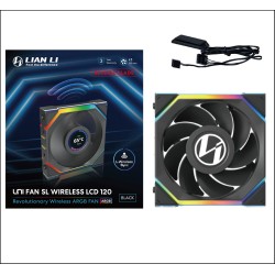 Lian Li UNI FAN SL Wireless LCD 120 - Case Fan - Black — Buy in Cyprus with Fast Delivery