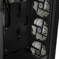 Kolink Observatory HF Glass ARGB Midi Tower Case - Black with 6 ARGB Fans (3x140mm & 3x120mm)