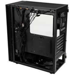 Kolink Observatory HF Glass ARGB Midi Tower Case - Black with 6 ARGB Fans (3x140mm & 3x120mm)