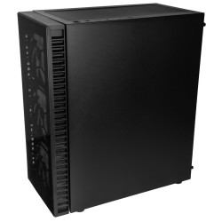 Kolink Observatory HF Glass ARGB Midi Tower Case - Black with 6 ARGB Fans (3x140mm & 3x120mm)