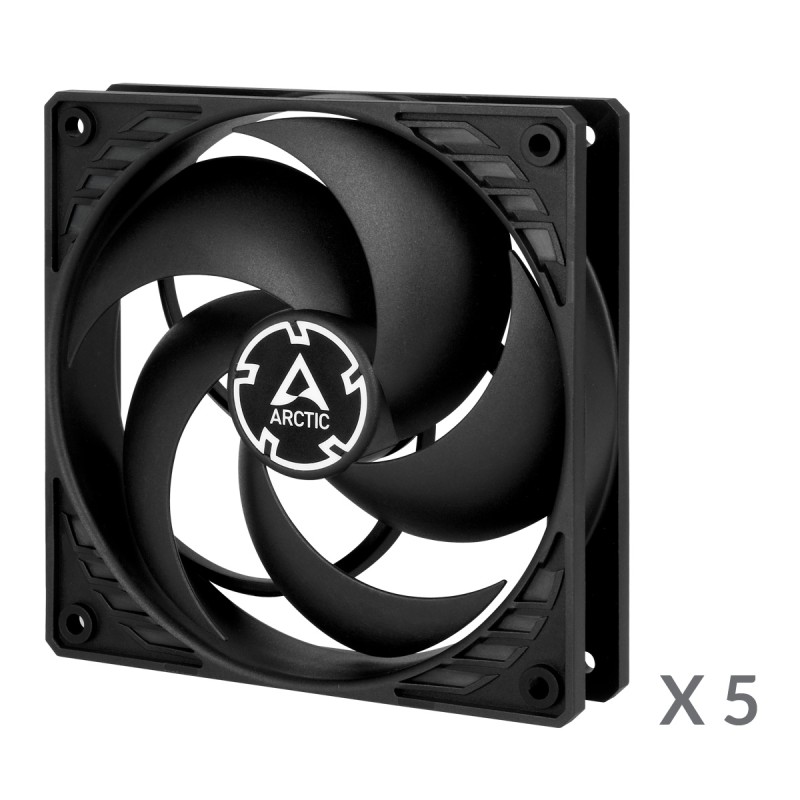ARCTIC P12 Case Fan - 120mm - Pack of 5 - Low Noise 1800 RPM — Buy in Cyprus with Fast Delivery