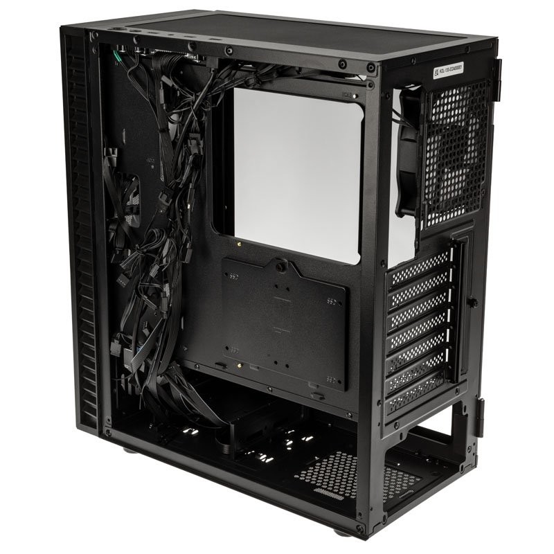 Kolink Observatory HF Plus Mesh ARGB PWM Midi Tower Case Black with 6x ARGB PWM Fans (5x140mm 1x120)