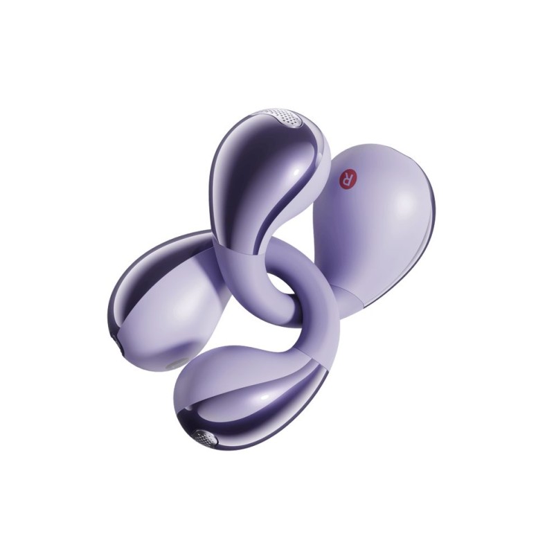 QCY Crossky C30 Purple Open Ear Earclip - QT33 - BT 5.4 Dual Connection, Bass Enhance Algo — Buy in Cyprus with Fast Delivery