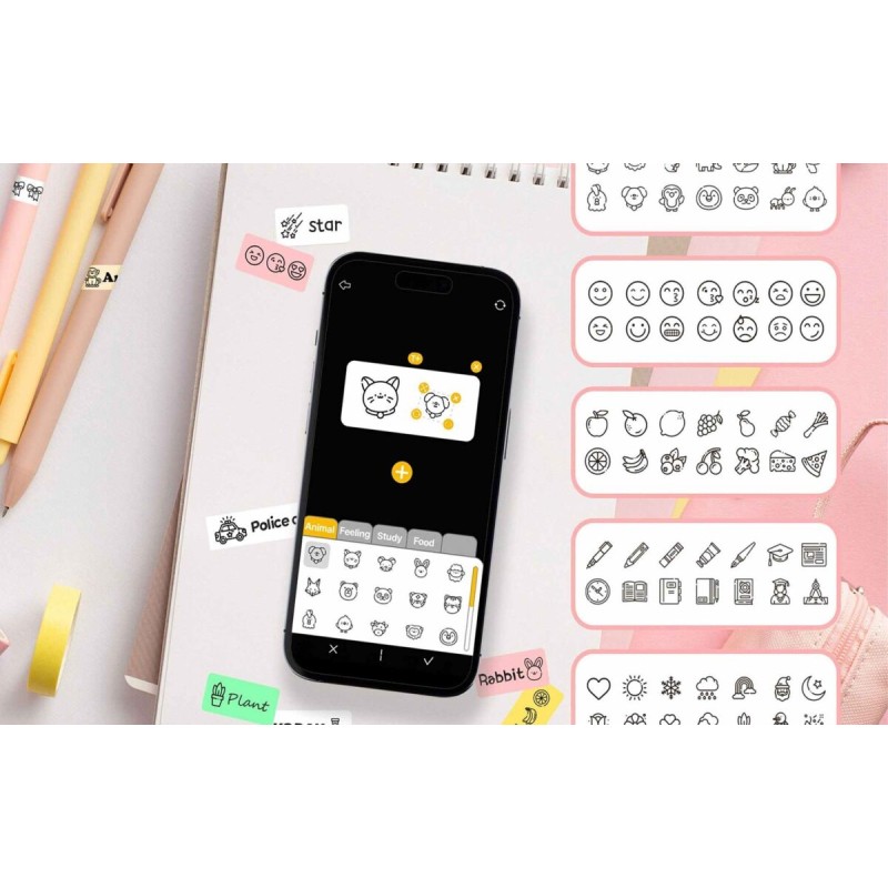 Kodak Label ERA M50 Label Maker - M50 - Yellow, Direct Thermal 203 DPI — Buy in Cyprus with Fast Delivery