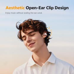 QCY Crossky C10 White Open Ear TPU Earclip - C10 - Open-Ear, BT 5.4, IPX5 — Buy in Cyprus with Fast Delivery