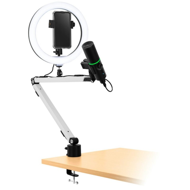 Streamplify MOUNT ARM Microphone Arm with Table Clamp - White - 2.5 kg Load Capacity — Buy in Cyprus with Fast Delivery