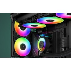 Arctic P12 Pro A-RGB Black 120mm 3000 RPM PWM case fan - P12 Pro - (Black, 120mm, 3000RPM, PWM, ARGB)