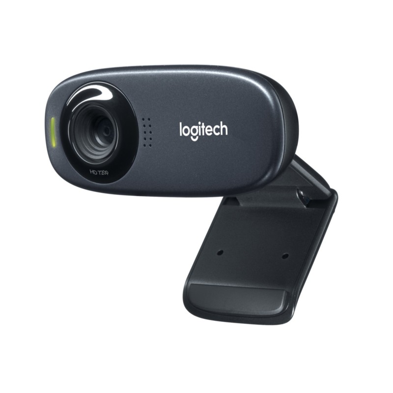 Logitech C310 - 720p HD Webcam - Black, USB, Clip-Mount, Built-in Mic — Buy in Cyprus with Fast Delivery