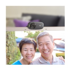 Logitech C310 - 720p HD Webcam - Black, USB, Clip-Mount, Built-in Mic — Buy in Cyprus with Fast Delivery