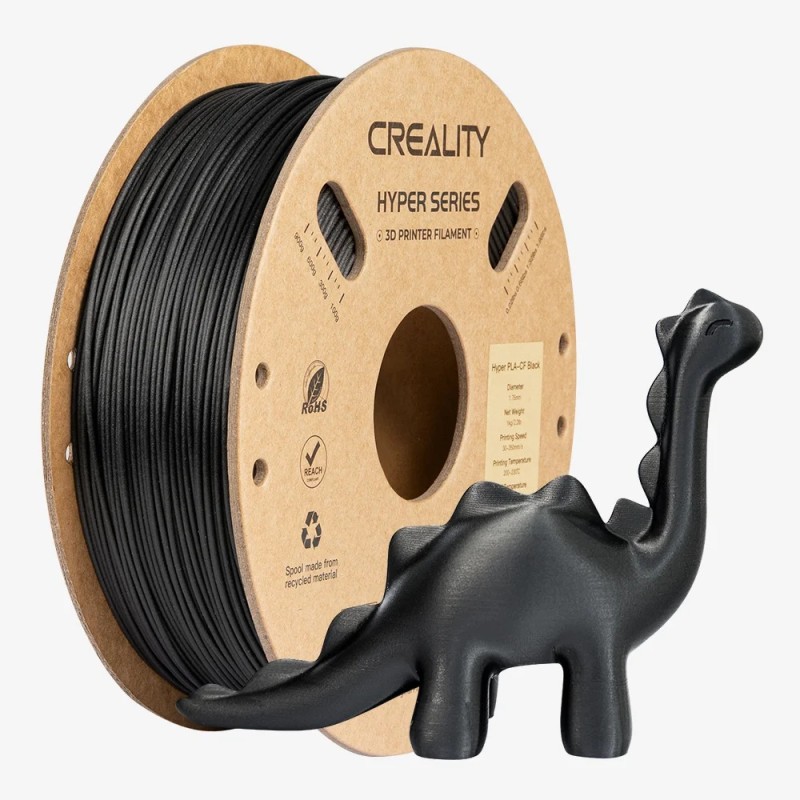 Creality Hyper PLA-CF Black Carbon Fiber 3D Printer Filament - 1.75mm (Color: Black) — Buy in Cyprus with Fast Delivery