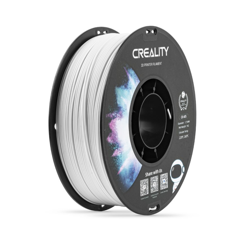 Creality CR-ABS White Filament - CR-ABS - White, 1.75mm, 1 kg Spool, 43 MPa — Buy in Cyprus with Fast Delivery