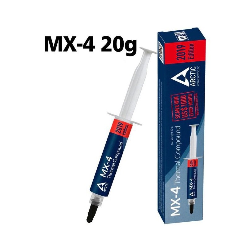 Arctic MX-4 Thermal Paste - MX-4 - Non-conductive, graphite micro-particle, easy to apply 20 g