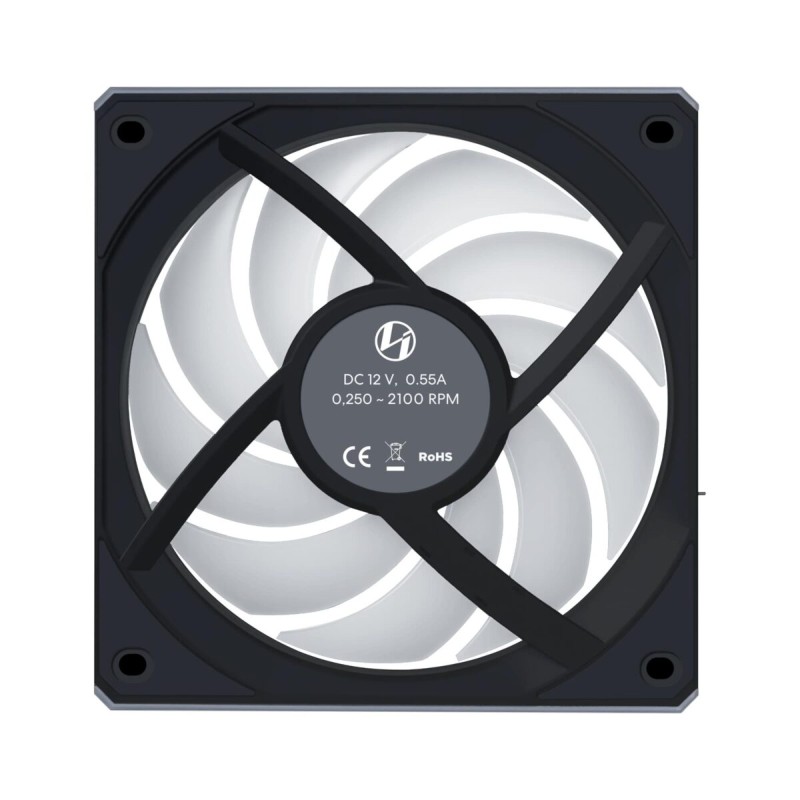 Lian Li UNI RGB FAN CL Wireless 120mm Reverse Blade Black - 3x120mm - Wireless Controller - Static Pressure