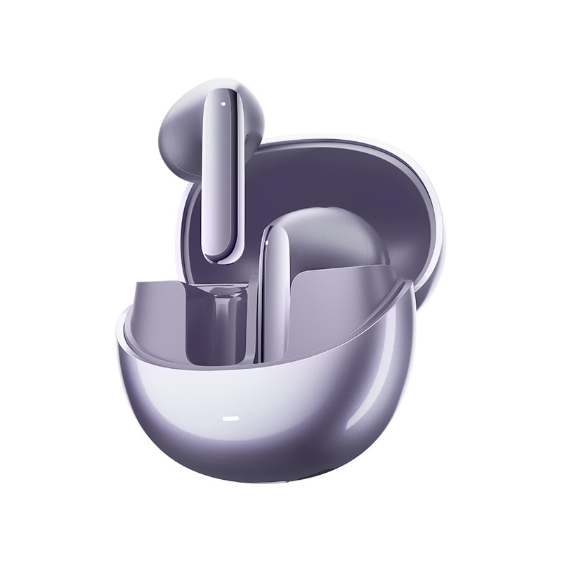 QCY AilyBuds Pro Semi-Ear ANC TWS Purple - True Wireless, LDAC, 6 Mic AI Noise Cancel, Multi-Point