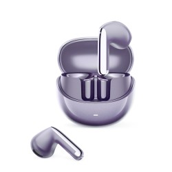 QCY AilyBuds Pro Semi-Ear ANC TWS Purple - True Wireless, LDAC, 6 Mic AI Noise Cancel, Multi-Point