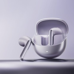 QCY AilyBuds Pro Semi-Ear ANC TWS Purple - True Wireless, LDAC, 6 Mic AI Noise Cancel, Multi-Point