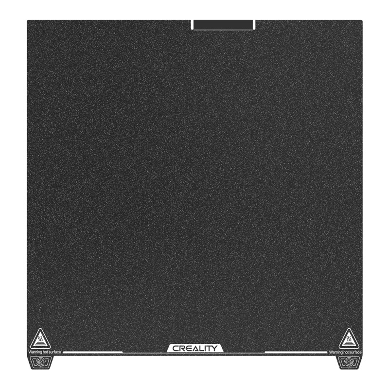 Creality K2 Plus PEI Frosted Build Plate - K2 Plus - Black, PEI Powder Coating, Heat & Wear Resistant