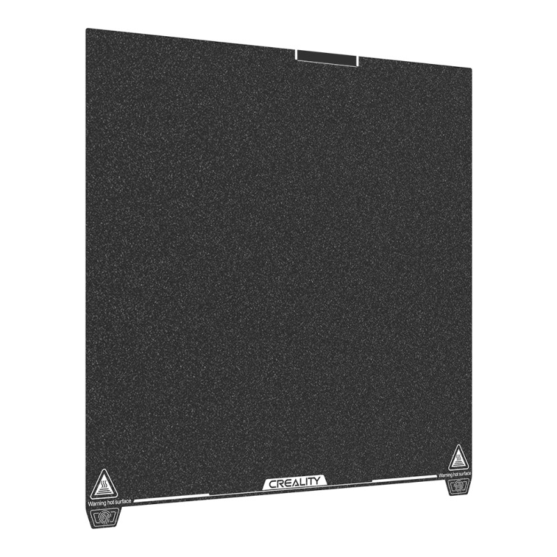 Creality K2 Plus PEI Frosted Build Plate - K2 Plus - Black, PEI Powder Coating, Heat & Wear Resistant
