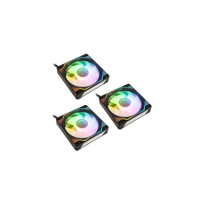 Kolink Umbra X 120mm ARGB High Performance PWM Fan Triple Pack - Black — Buy in Cyprus with Fast Delivery