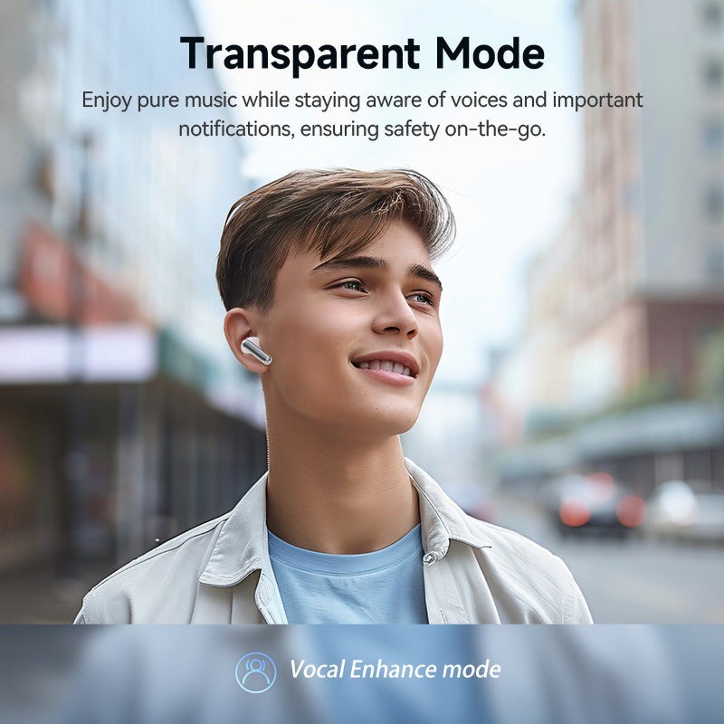 QCY Melobuds N50 ANC Purple - N50 - (Purple, 45dB ANC, TWS, 6 mic ENC, IPX4, BT5.4) — Buy in Cyprus with Fast Delivery