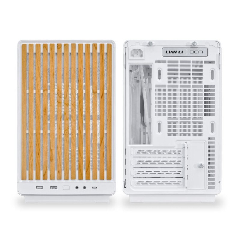 DAN Case A3 Wood White - A3 - Micro-ATX Tower, Glass Side Panel, All-Mesh Front — Buy in Cyprus with Fast Delivery